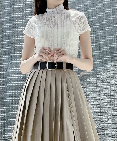 lilLilly(リルリリー)の「レザーベルト(ベルト・レディース・ホワイト/ベージュ/ブラック・FREE)」の5枚目の写真