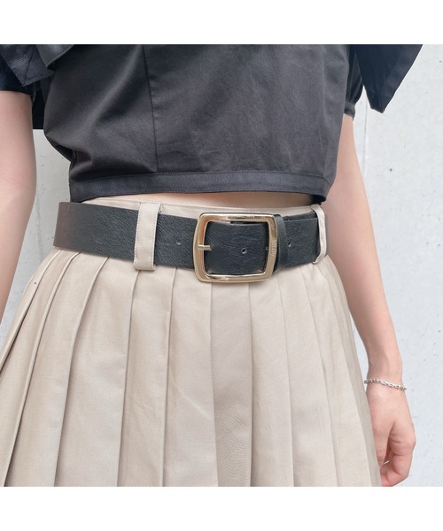 lilLilly(リルリリー)の「レザーベルト(ベルト・レディース・ホワイト/ベージュ/ブラック・FREE)」の8枚目の写真