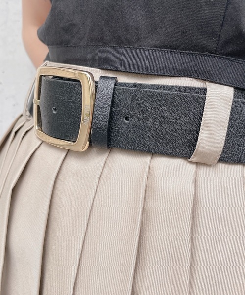 lilLilly(リルリリー)の「レザーベルト(ベルト・レディース・ホワイト/ベージュ/ブラック・FREE)」の9枚目の写真