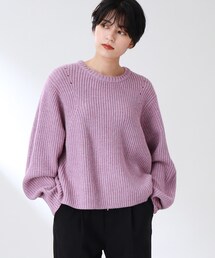 THE SHOP TK  | 【洗える/ウール混】クルーネックニット/CLUEL 11月号掲載(ニット/セーター)
