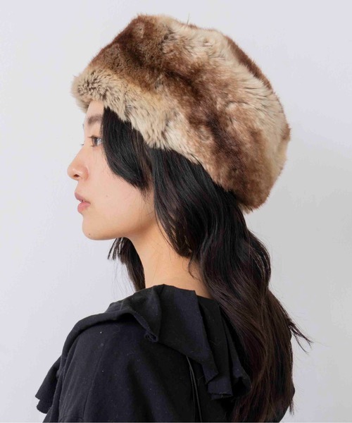 Casselini（キャセリーニ）の「Casselini(キャセリーニ)ロシア帽（キャップ・レディース・ブラック/ブラウン/ベージュ・FREE）」の11枚目の写真