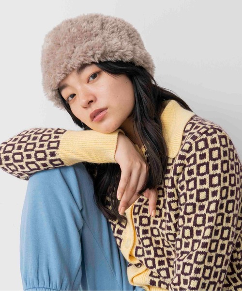 Casselini（キャセリーニ）の「Casselini(キャセリーニ)ロシア帽（キャップ・レディース・ブラック/ブラウン/ベージュ・FREE）」の13枚目の写真