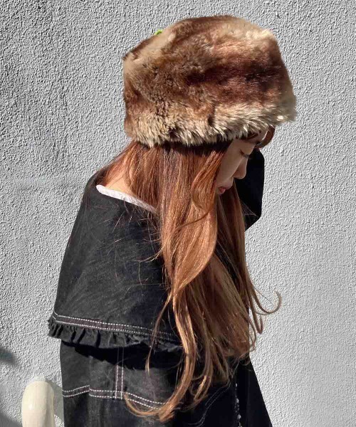 Casselini（キャセリーニ）の「Casselini(キャセリーニ)ロシア帽（キャップ・レディース・ブラック/ブラウン/ベージュ・FREE）」の17枚目の写真