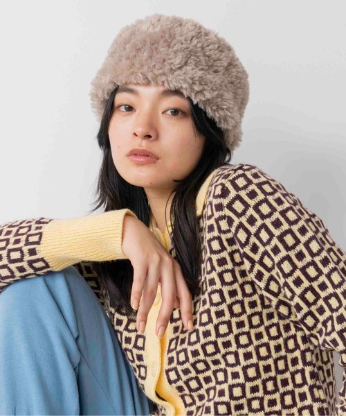 Casselini（キャセリーニ）の「Casselini(キャセリーニ)ロシア帽（キャップ・レディース・ブラック/ブラウン/ベージュ・FREE）」の21枚目の写真