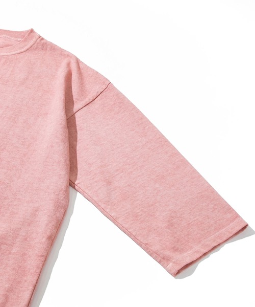 Good On(グッドオン)の「Good On/グッドオン 3/4 SLEEVE RELAX TEE(Tシャツ/カットソー・レディース・コーラルピンク/ブラック/ホワイト・FREE)」の8枚目の写真