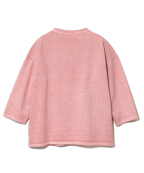 Good On(グッドオン)の「Good On/グッドオン 3/4 SLEEVE RELAX TEE(Tシャツ/カットソー・レディース・コーラルピンク/ブラック/ホワイト・FREE)」の6枚目の写真