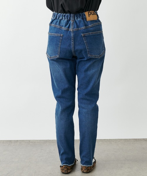 PUAL CE CIN（ピュアルセシン）の「ストレッチデニムスキニーパンツ（デニムパンツ・レディース・ブラック/ブルー・FREE）」の15枚目の写真