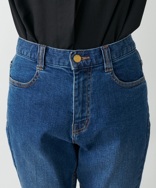 PUAL CE CIN（ピュアルセシン）の「ストレッチデニムスキニーパンツ（デニムパンツ・レディース・ブラック/ブルー・FREE）」の13枚目の写真