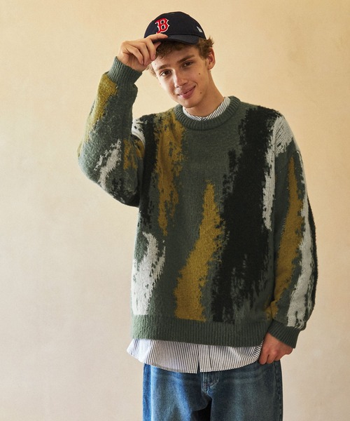 EMMA CLOTHES（エマクローズ）の「イレギュラーストライプ モヘア