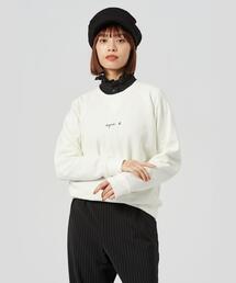agnes b.（アニエスベー）の「WEB限定 ロゴ プリント コットン 長袖