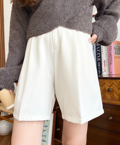 ショートパンツ TIME SALE】テンセルリネンショートパンツ 49AV JUNKO SHIMADA