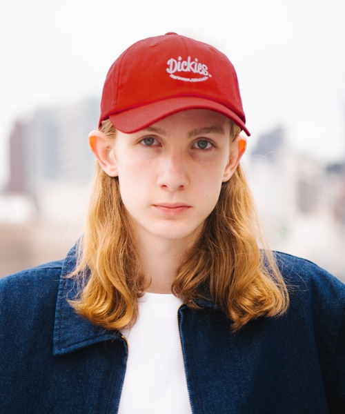 Dickies（ディッキーズ）の「【Dickies】ロゴ刺繍 LOWキャップ/ロゴ/アジャスタブル/ストラップバック/フリーサイズ/帽子/ディッキーズ（キャップ・メンズ・ブラック/ベージュ/ホワイト/レッド/ネイビー/チャコール・FREE）」の6枚目の写真