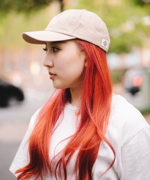 Dickies（ディッキーズ）の「【Dickies】ロゴ刺繍 LOWキャップ/ロゴ/アジャスタブル/ストラップバック/フリーサイズ/帽子/ディッキーズ（キャップ・メンズ・ブラック/ベージュ/ホワイト/レッド/ネイビー/チャコール・FREE）」の7枚目の写真