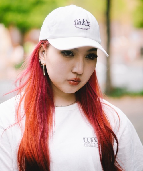 Dickies（ディッキーズ）の「【Dickies】ロゴ刺繍 LOWキャップ/ロゴ/アジャスタブル/ストラップバック/フリーサイズ/帽子/ディッキーズ（キャップ・メンズ・ブラック/ベージュ/ホワイト/レッド/ネイビー/チャコール・FREE）」の16枚目の写真