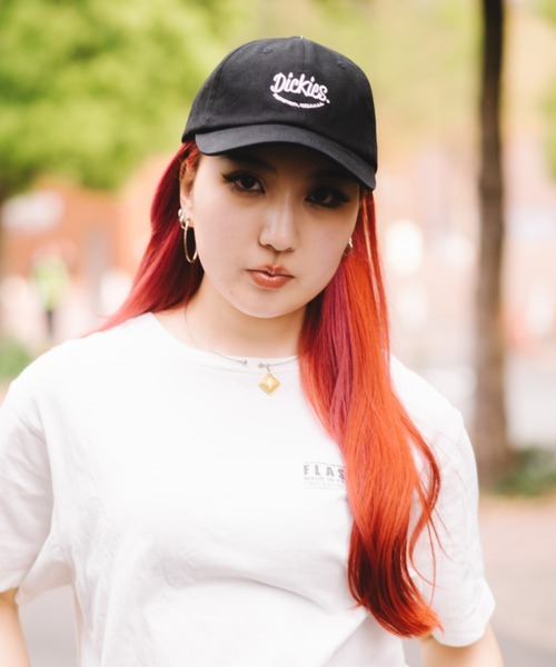 Dickies（ディッキーズ）の「【Dickies】ロゴ刺繍 LOWキャップ/ロゴ/アジャスタブル/ストラップバック/フリーサイズ/帽子/ディッキーズ（キャップ・メンズ・ブラック/ベージュ/ホワイト/レッド/ネイビー/チャコール・FREE）」の17枚目の写真