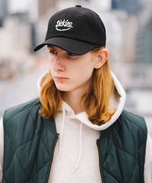 Dickies（ディッキーズ）の「【Dickies】ロゴ刺繍 LOWキャップ/ロゴ/アジャスタブル/ストラップバック/フリーサイズ/帽子/ディッキーズ（キャップ・メンズ・ブラック/ベージュ/ホワイト/レッド/ネイビー/チャコール・FREE）」の11枚目の写真