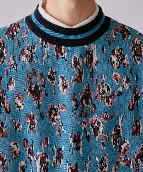 Lui's(ルイス)の「【Neucon / ニューコン】23SS ジャガードベスト(ベスト・メンズ・ブルー/ブラック・2/1)」の10枚目の写真