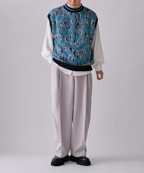 Lui's(ルイス)の「【Neucon / ニューコン】23SS ジャガードベスト(ベスト・メンズ・ブルー/ブラック・2/1)」の16枚目の写真