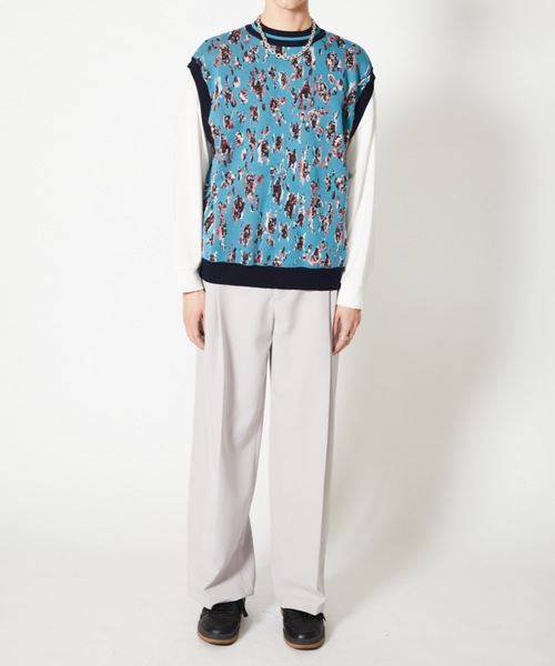 Lui's(ルイス)の「【Neucon / ニューコン】23SS ジャガードベスト(ベスト・メンズ・ブルー/ブラック・2/1)」の21枚目の写真