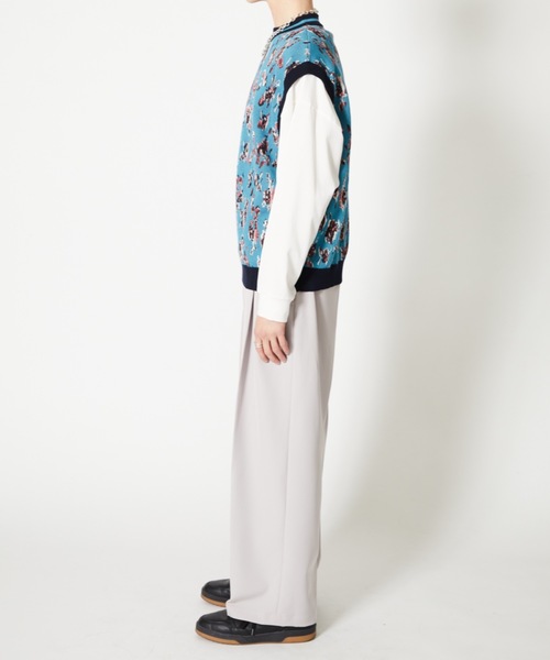 Lui's(ルイス)の「【Neucon / ニューコン】23SS ジャガードベスト(ベスト・メンズ・ブルー/ブラック・2/1)」の22枚目の写真