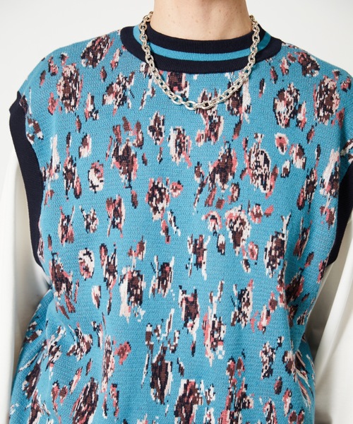 Lui's(ルイス)の「【Neucon / ニューコン】23SS ジャガードベスト(ベスト・メンズ・ブルー/ブラック・2/1)」の18枚目の写真