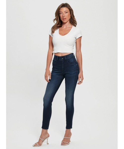 Guess（ゲス）の「High-Rise Shape Up Jeans（デニムパンツ・レディース・インディゴブルー・25inch/27inch/26inch/24inch）」の7枚目の写真