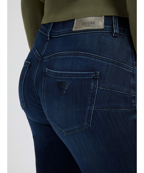 Guess（ゲス）の「High-Rise Shape Up Jeans（デニムパンツ・レディース・インディゴブルー・25inch/27inch/26inch/24inch）」の11枚目の写真