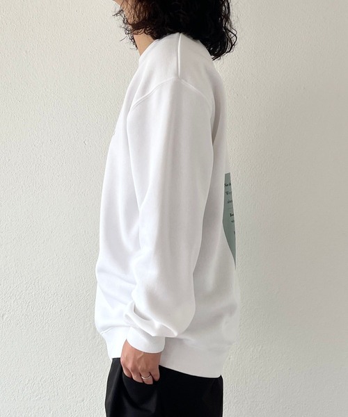 natto(ナット)の「【ユニセックスアイテム】“Departure with coffee” coffee label sweat(スウェット・メンズ・アイボリー・MEDIUM/LARGE/X-LARGE)」の5枚目の写真