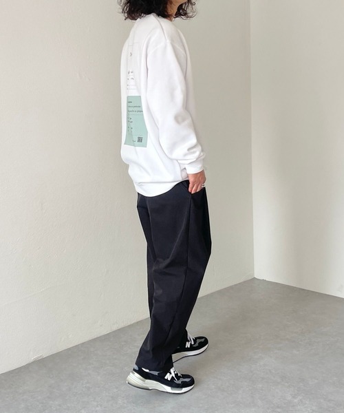 natto(ナット)の「【ユニセックスアイテム】“Departure with coffee” coffee label sweat(スウェット・メンズ・アイボリー・MEDIUM/LARGE/X-LARGE)」の10枚目の写真