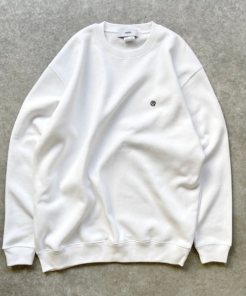 natto(ナット)の「【ユニセックスアイテム】“Departure with coffee” coffee label sweat(スウェット・メンズ・アイボリー・MEDIUM/LARGE/X-LARGE)」の4枚目の写真