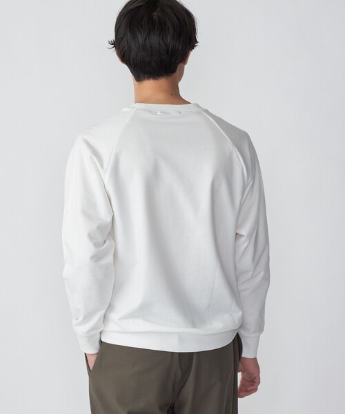 SHIPS(シップス)の「SHIPS: カネマサ 36ゲージ 裏毛 ロングスリーブ Tシャツ (ロンT)(Tシャツ/カットソー・メンズ・ライトグリーン/チャコールグレー/オフホワイト・SMALL/MEDIUM/LARGE/X-LARGE)」の6枚目の写真