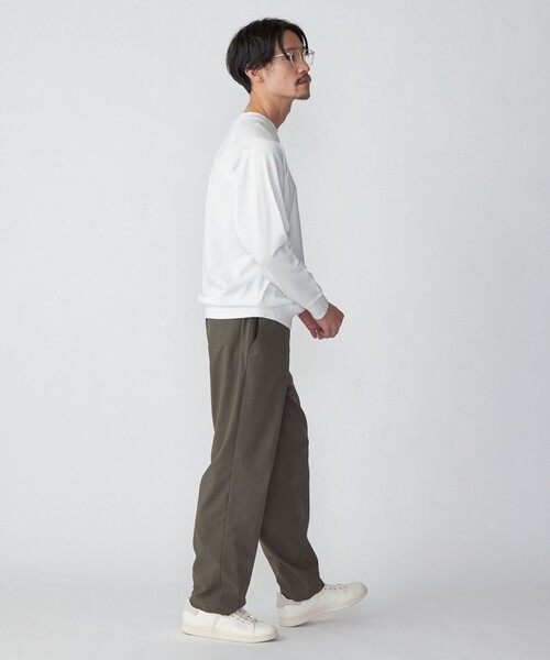 SHIPS(シップス)の「SHIPS: カネマサ 36ゲージ 裏毛 ロングスリーブ Tシャツ (ロンT)(Tシャツ/カットソー・メンズ・ライトグリーン/チャコールグレー/オフホワイト・SMALL/MEDIUM/LARGE/X-LARGE)」の11枚目の写真