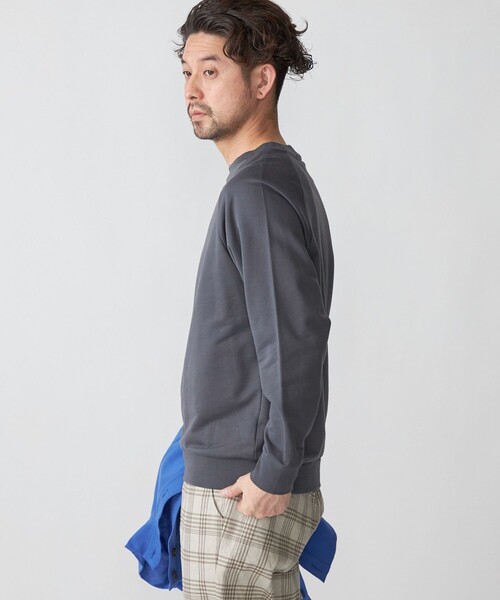 SHIPS(シップス)の「SHIPS: カネマサ 36ゲージ 裏毛 ロングスリーブ Tシャツ (ロンT)(Tシャツ/カットソー・メンズ・ライトグリーン/チャコールグレー/オフホワイト・SMALL/MEDIUM/LARGE/X-LARGE)」の13枚目の写真