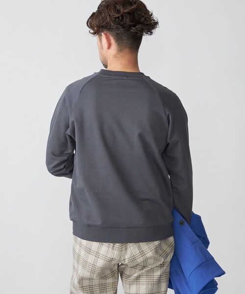 SHIPS(シップス)の「SHIPS: カネマサ 36ゲージ 裏毛 ロングスリーブ Tシャツ (ロンT)(Tシャツ/カットソー・メンズ・ライトグリーン/チャコールグレー/オフホワイト・SMALL/MEDIUM/LARGE/X-LARGE)」の14枚目の写真