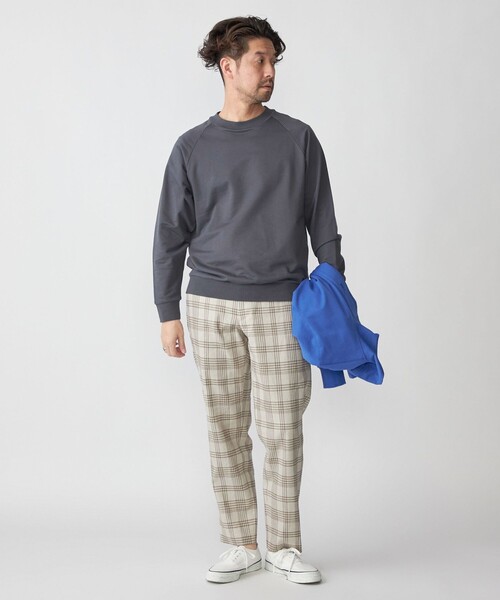 SHIPS(シップス)の「SHIPS: カネマサ 36ゲージ 裏毛 ロングスリーブ Tシャツ (ロンT)(Tシャツ/カットソー・メンズ・ライトグリーン/チャコールグレー/オフホワイト・SMALL/MEDIUM/LARGE/X-LARGE)」の16枚目の写真