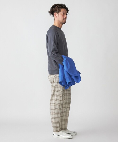 SHIPS(シップス)の「SHIPS: カネマサ 36ゲージ 裏毛 ロングスリーブ Tシャツ (ロンT)(Tシャツ/カットソー・メンズ・ライトグリーン/チャコールグレー/オフホワイト・SMALL/MEDIUM/LARGE/X-LARGE)」の19枚目の写真