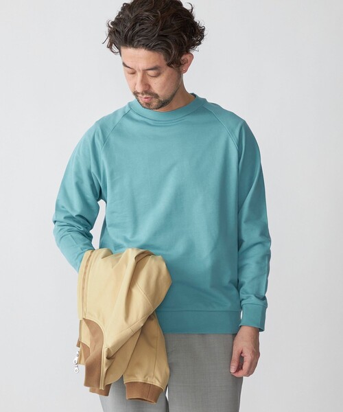 SHIPS(シップス)の「SHIPS: カネマサ 36ゲージ 裏毛 ロングスリーブ Tシャツ (ロンT)(Tシャツ/カットソー・メンズ・ライトグリーン/チャコールグレー/オフホワイト・SMALL/MEDIUM/LARGE/X-LARGE)」の20枚目の写真