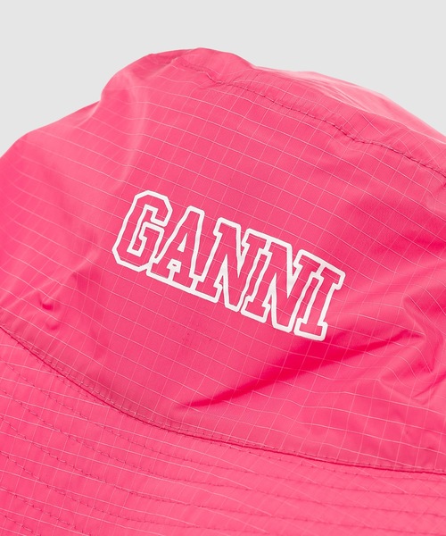 GANNI（ガニー）の「Bucket Hat（ハット・レディース・パープル系その他/ブラック系その他/ブラウン系その他・XS/S/M/L）」の5枚目の写真