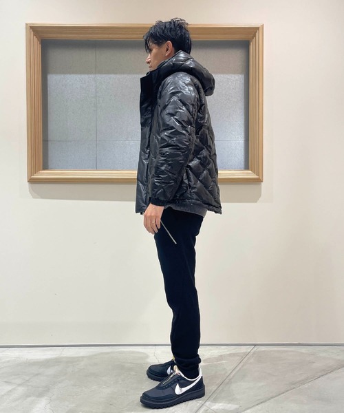 ISAMU KATAYAMA BACKLASH（イサムカタヤマバックラッシュ）の「【ISAMU KATAYAMA BACKLASH / イサムカタヤマバックラッシュ】2000-14 DOWN BLOUSON PULL UP / ダウンブルゾンプルアップ（ダウンジャケット/コート・メンズ・ブラック・SMALL/MEDIUM）」の8枚目の写真