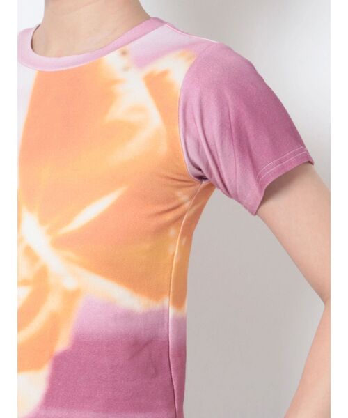 jouetie（ジュエティ）の「ネガフィットTシャツ（Tシャツ/カットソー・レディース・パープル/ピンク/ブラック・MEDIUM）」の20枚目の写真