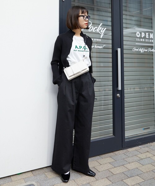 ROVERETO（ロベレート）の「▽ROVERETO/ロベレート ROVERETO×PUBLUX別注ショルダーミニバッグ（ショルダーバッグ・レディース・サックスブルー/ブラック/アイボリー・ONE SIZE）」の7枚目の写真