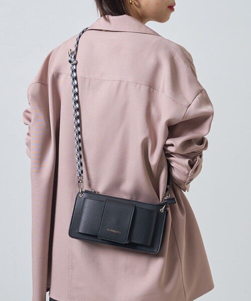 ROVERETO（ロベレート）の「▽ROVERETO/ロベレート ROVERETO×PUBLUX別注ショルダーミニバッグ（ショルダーバッグ・レディース・サックスブルー/ブラック/アイボリー・ONE SIZE）」の14枚目の写真