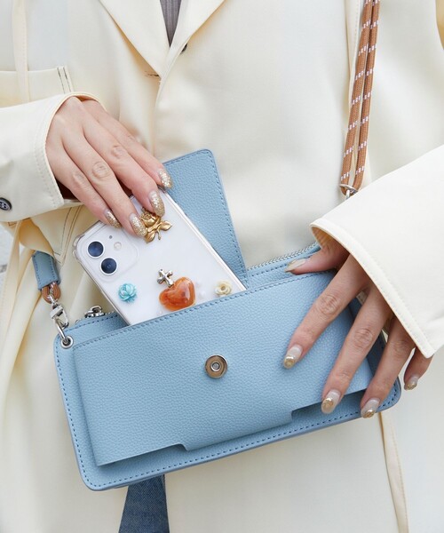 ROVERETO（ロベレート）の「▽ROVERETO/ロベレート ROVERETO×PUBLUX別注ショルダーミニバッグ（ショルダーバッグ・レディース・サックスブルー/ブラック/アイボリー・ONE SIZE）」の20枚目の写真