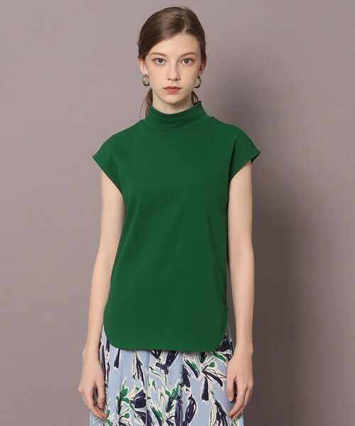 DRESSTERIOR(ドレステリア)の「◆ハイツイストジャージーハイネック(Tシャツ/カットソー・レディース・ブラック/ホワイト/グリーン・34/38/36)」の5枚目の写真