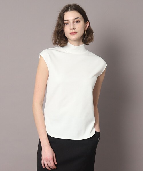 DRESSTERIOR(ドレステリア)の「◆ハイツイストジャージーハイネック(Tシャツ/カットソー・レディース・ブラック/ホワイト/グリーン・34/38/36)」の16枚目の写真