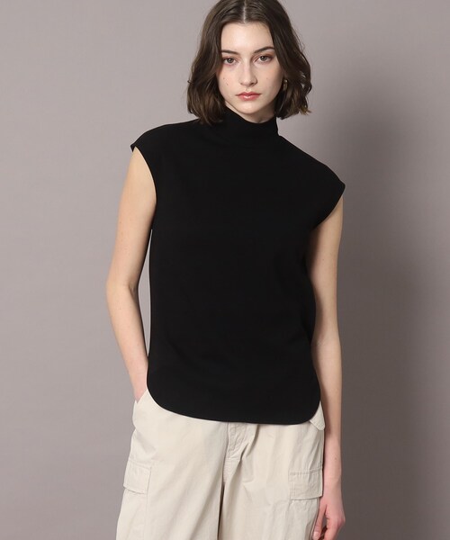 DRESSTERIOR(ドレステリア)の「◆ハイツイストジャージーハイネック(Tシャツ/カットソー・レディース・ブラック/ホワイト/グリーン・34/38/36)」の22枚目の写真