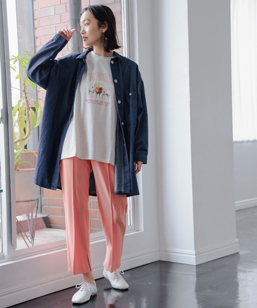 niko and...(ニコアンド)の「アニマルアソートロンTEE(Tシャツ/カットソー・レディース・オフホワイト/ナチュラル/チャコール/ホワイト・MEDIUM/LARGE)」の12枚目の写真