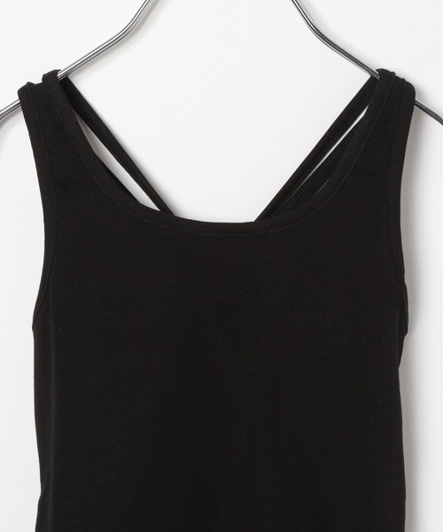 BAYFLOW（ベイフロー）の「[KIDS]フライスキャミソール（キャミソール・キッズ・ブラック/チャコール/アイボリー/ラベンダー/ピンク/サックスブルー・120cm/130cm/140cm/150cm/160cm/110cm/100cm）」の15枚目の写真