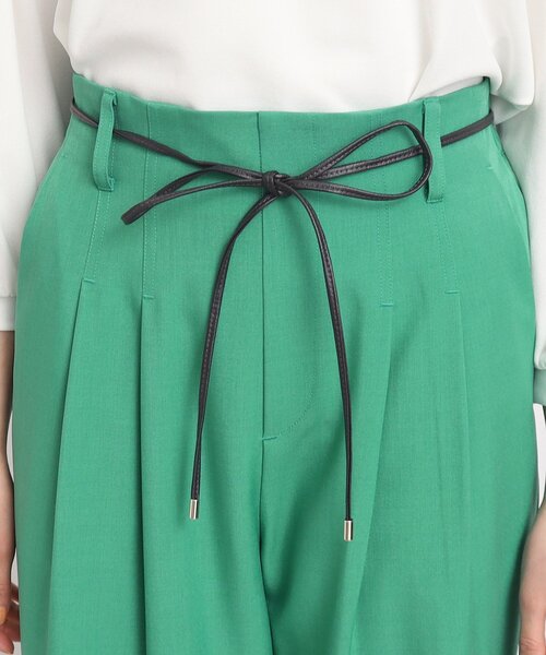 DRESKIP（ドレスキップ）の「◆【ゆるっと楽してキレイ見え】ゆるタックテーパードパンツ（その他パンツ・レディース・グリーン/オフホワイト/グレー系その他・02/03/04）」の7枚目の写真