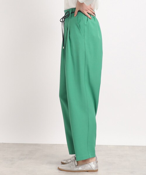 DRESKIP（ドレスキップ）の「◆【ゆるっと楽してキレイ見え】ゆるタックテーパードパンツ（その他パンツ・レディース・グリーン/オフホワイト/グレー系その他・02/03/04）」の18枚目の写真